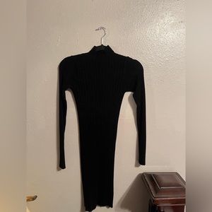 Large dress fits like medium. Black super soft material bought off SHEIN.